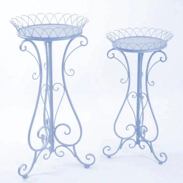 Plant Stand: Round Pedestal Plant Stand - Ouch Cart