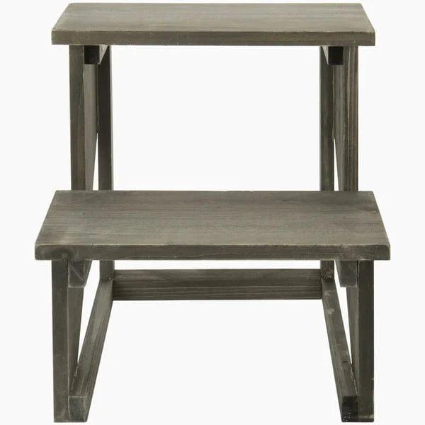Plant Stand: Solid Wood 2 shelves Plant Stand - Ouch Cart