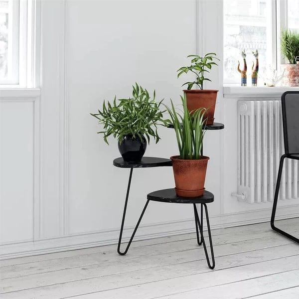 Plant Stand: Triangular Multi-Tiered Plant Stand - Ouch Cart