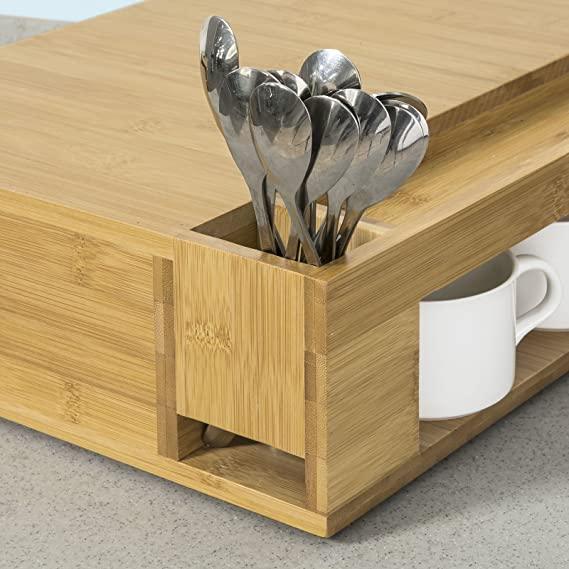 Coffee Organizer For Home/Office Tea Bag Drawer Coffee Machine Platform By Miza - Ouch Cart