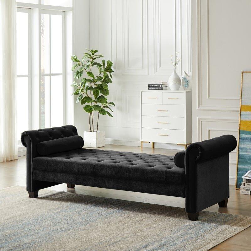 Modern Premium Arms Chaise Lounge for Home & Office Chaise Lounge - Ouch Cart