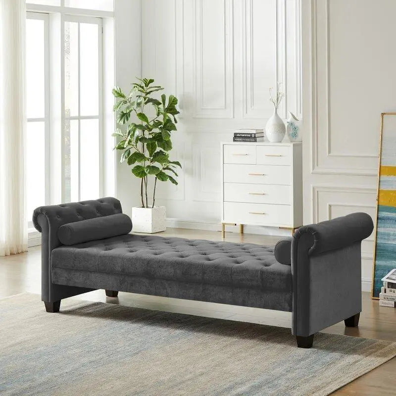 Modern Premium Arms Chaise Lounge for Home & Office Chaise Lounge - Ouch Cart