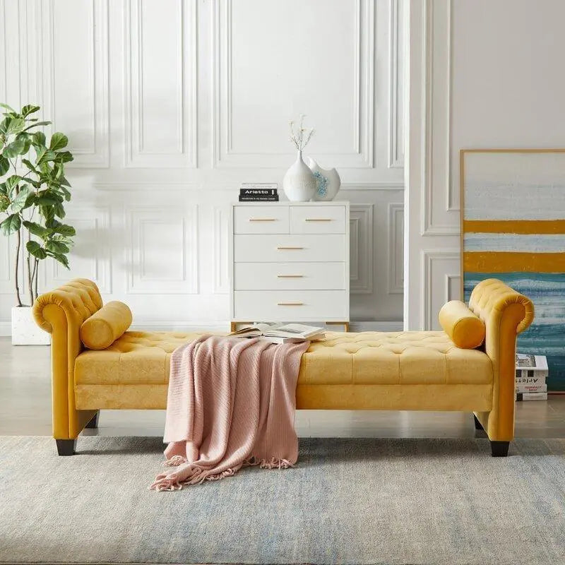 Modern Premium Arms Chaise Lounge for Home & Office Chaise Lounge - Ouch Cart