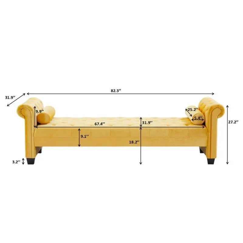 Modern Premium Arms Chaise Lounge for Home & Office Chaise Lounge - Ouch Cart