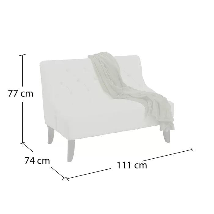 Rita Loveseat Sofa Chair 2 persone - Ouch Cart