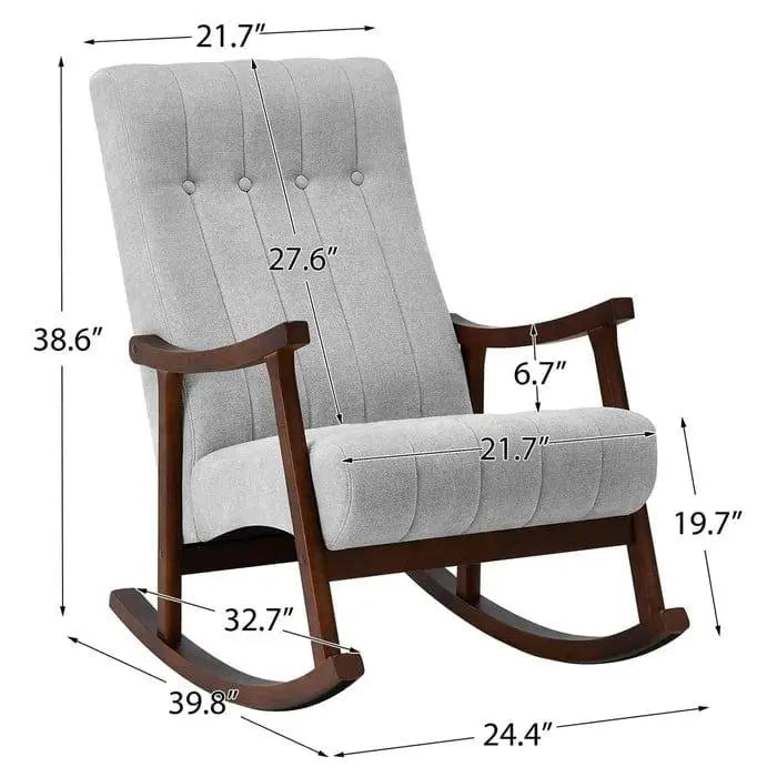 WOODEN ROCKING CHAIR - Ouch Cart