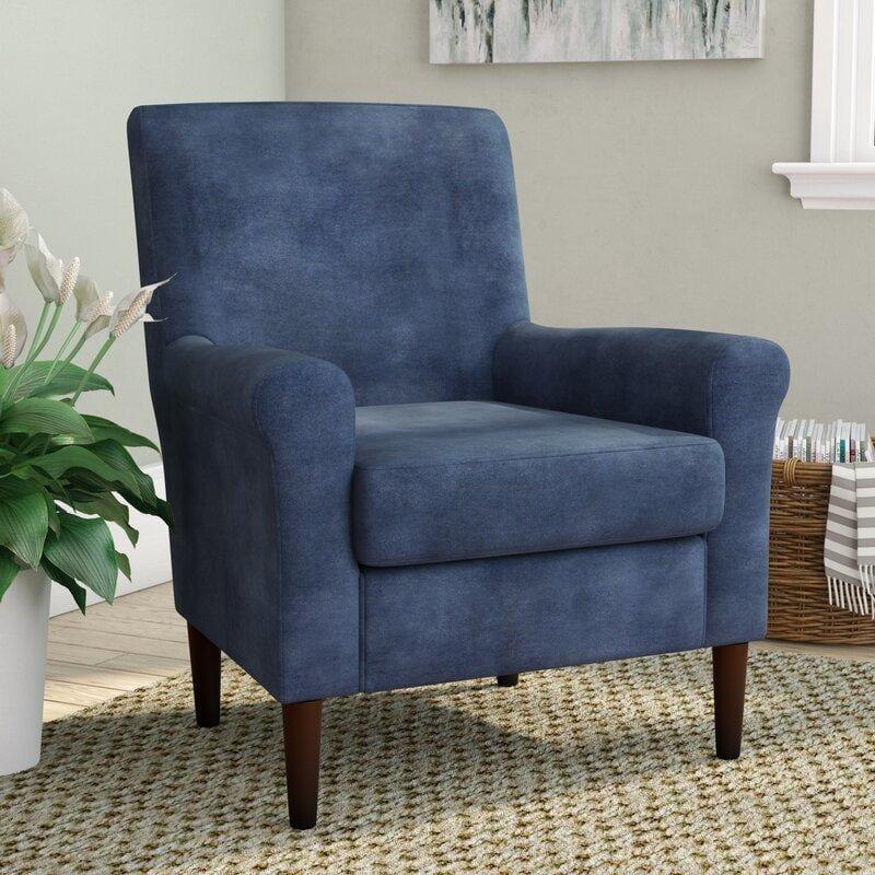 Wide Tufted Arm Chair for living room - Ouch Cart