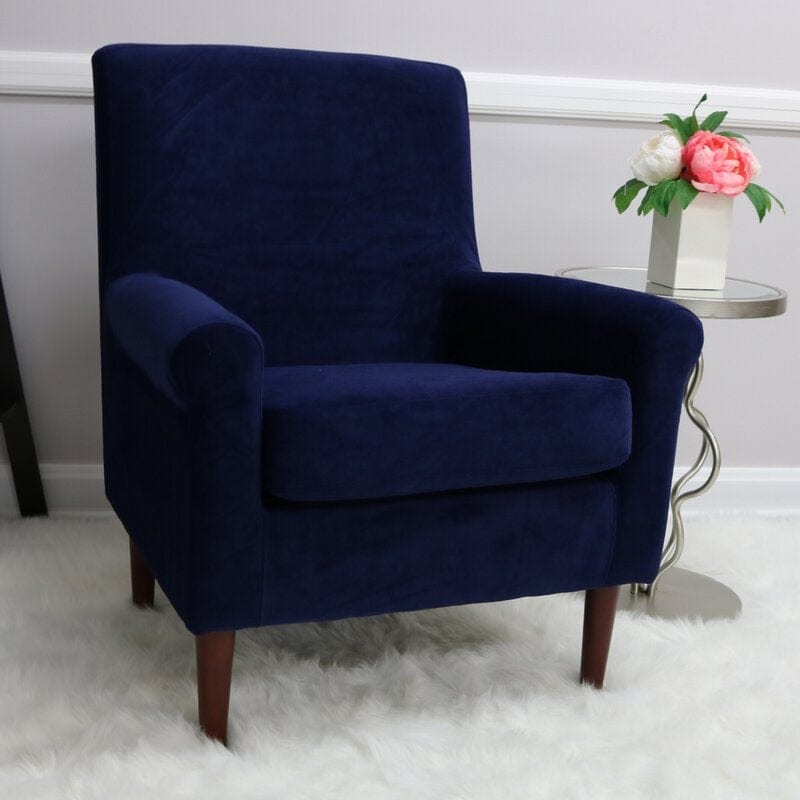 Lounge Chair Wide Tufted  Armchair