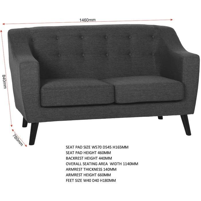 Rousseau Loveseat - Ouch Cart