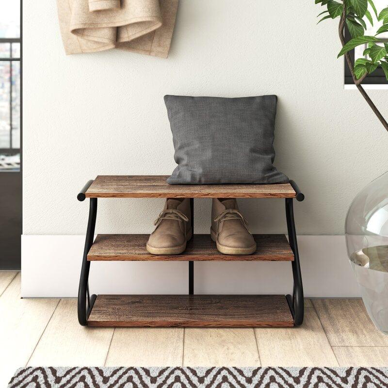 Buy Shoe Rack Online in India | Shoe Rack with Seating | Shoe Rack with Storage Online | Wooden Shoe Rack in India