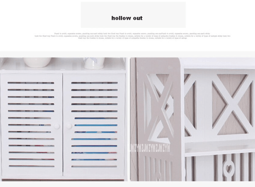 Toilet PVC Storage Bathroom 2 Feet Vanity Floor Standing Shelf Storage Cabinet With Free Soap Dish By Miza - Ouch Cart