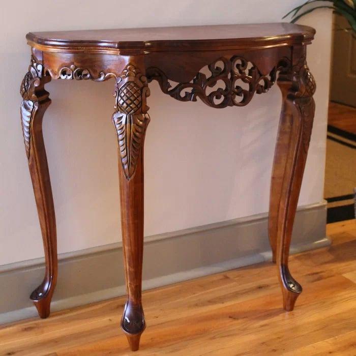 Shangri-La Solid Wood Console Table - Ouch Cart