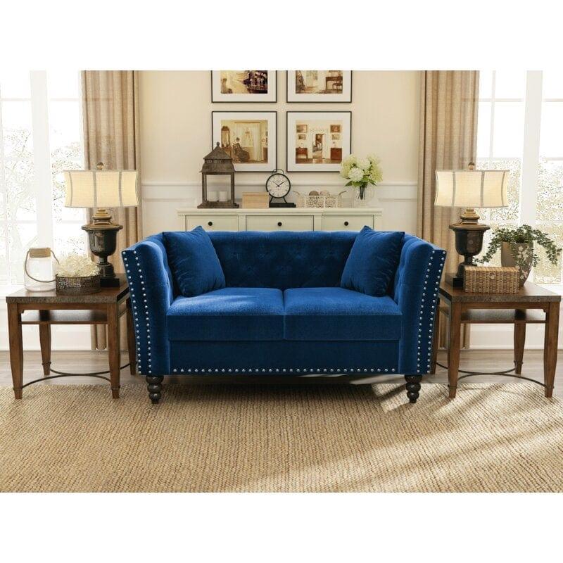 Square Arm Loveseat - Ouch Cart