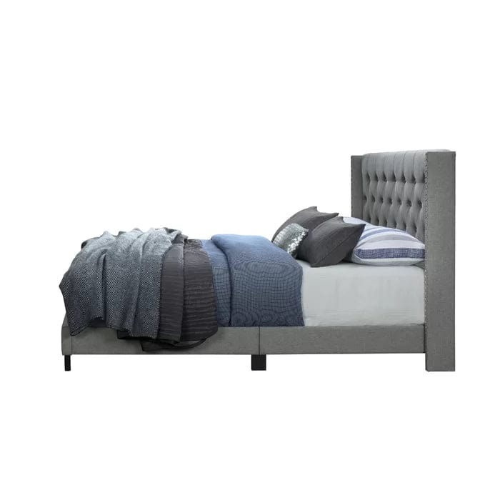 Tianna Tufted Upholstered Low Profile Standard Bed