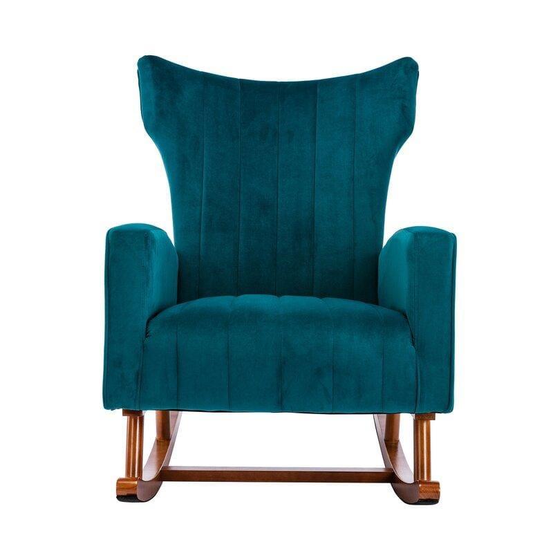 Velvet Rocking Chair for living Room ,Bed Room - Ouch Cart