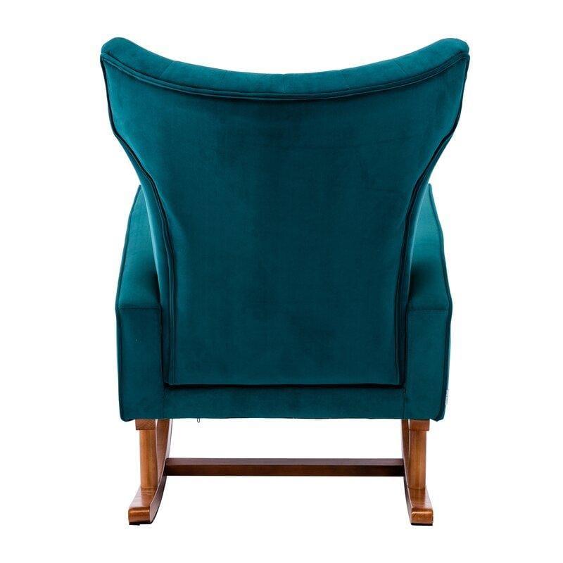 Velvet Rocking Chair for living Room ,Bed Room - Ouch Cart