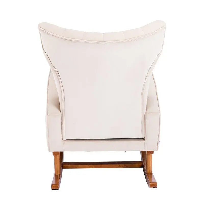Velvet Rocking Chair for living Room ,Bed Room - Ouch Cart
