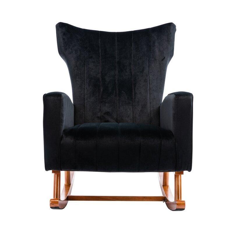 Velvet Rocking Chair for living Room ,Bed Room - Ouch Cart
