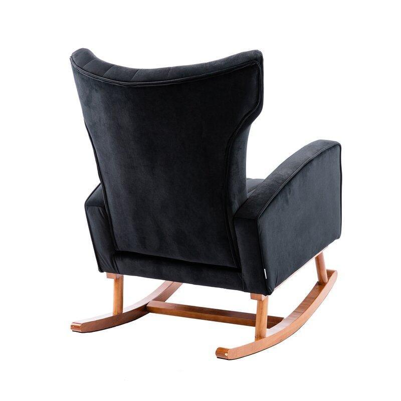 Velvet Rocking Chair for living Room ,Bed Room - Ouch Cart