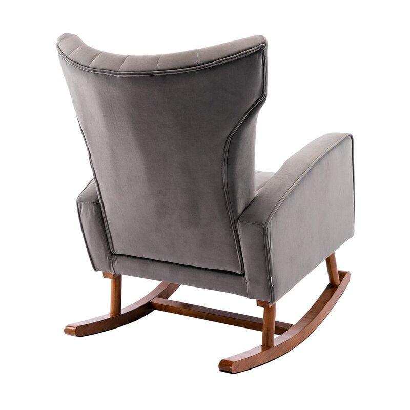 Velvet Rocking Chair for living Room ,Bed Room - Ouch Cart