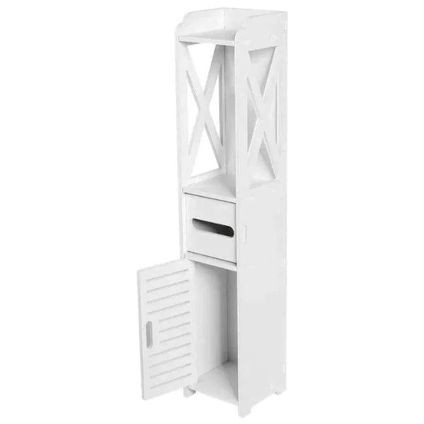 Bathroom Floor Standing Shelf Storage Cabinet Corner Floor Mounted Bathroom Cabinets - Ouch Cart