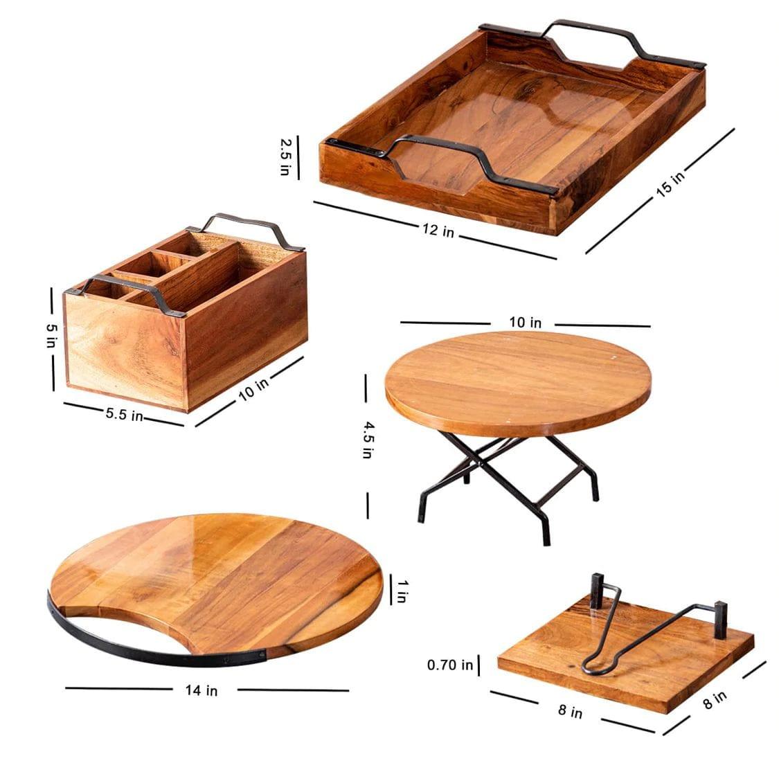 WOODEN SPECIAL COMBO SET OF 5 - Ouch Cart