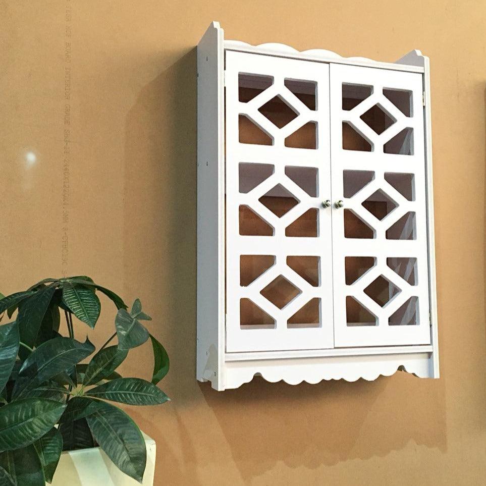 Bathroom CNC Wall Mounted PVC Storage Cabinet Furniture For Bathroom By Miza - Ouch Cart