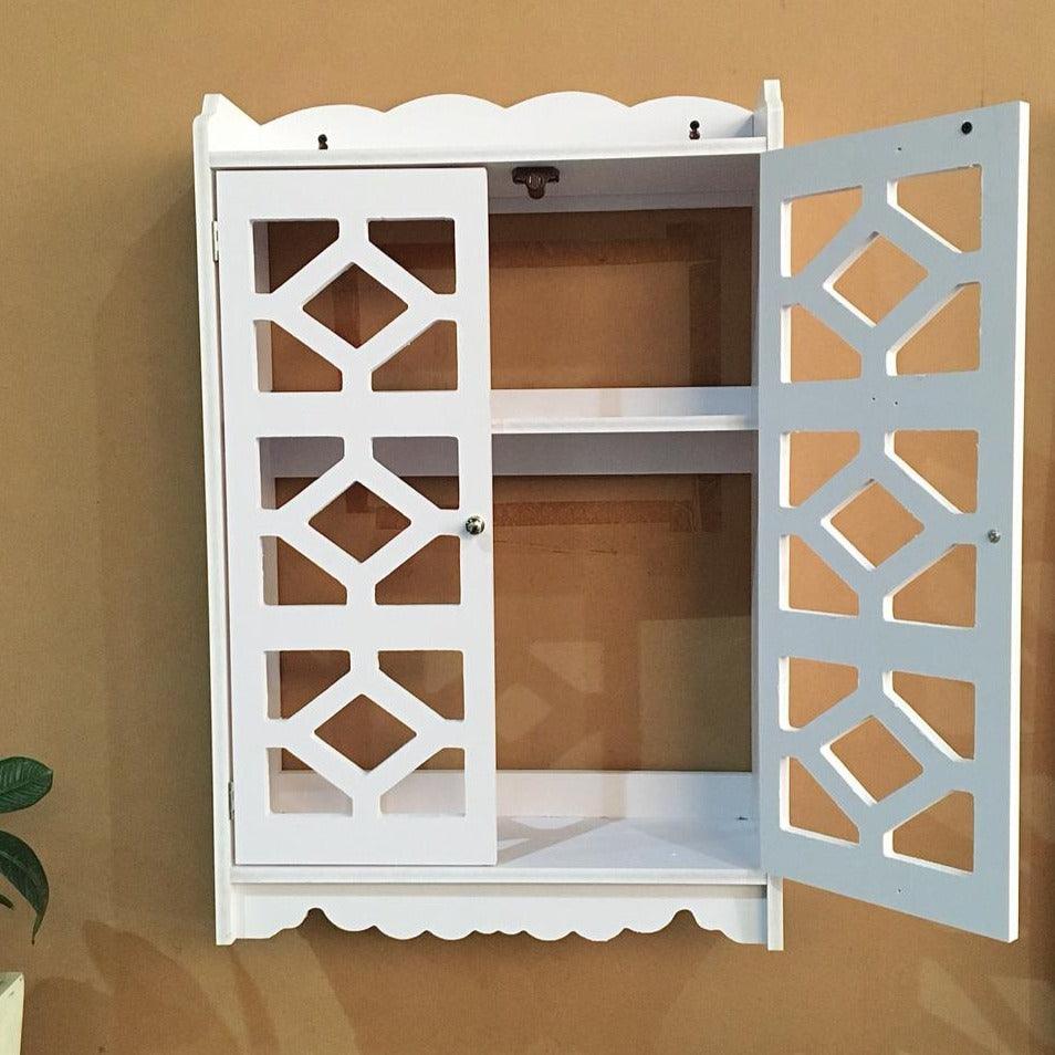 Bathroom CNC Wall Mounted PVC Storage Cabinet Furniture For Bathroom By Miza - Ouch Cart