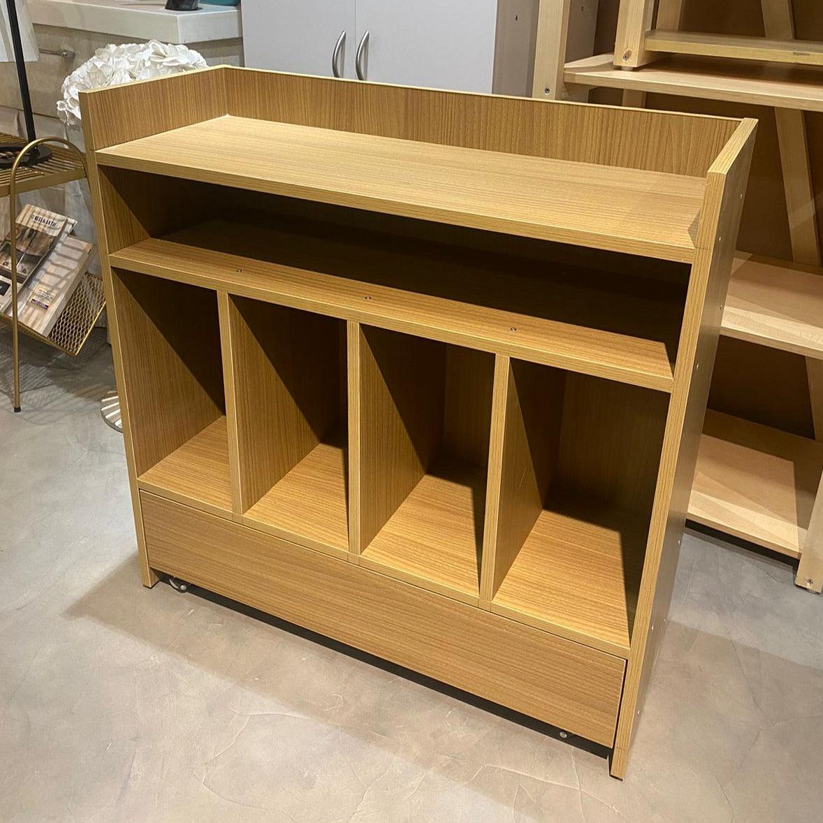 Simple And Stylish Book Shelves With Wheels By Miza - Ouch Cart