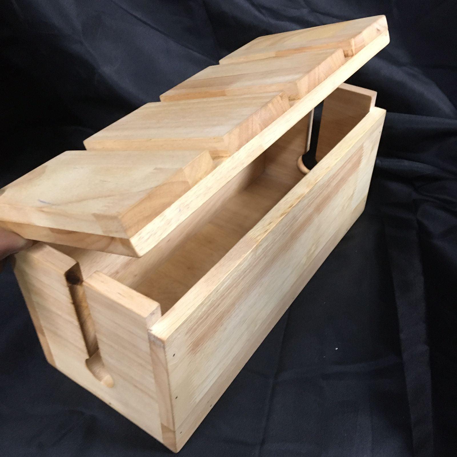 Desktop Wooden Power Outlet Organize Storage Box Wood Phone Holder By Miza - Ouch Cart