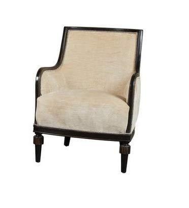 Handicrafts Wooden Back Comfort Seating Chair Hand Carved Armrest Chair for Home & Office - Ouch Cart