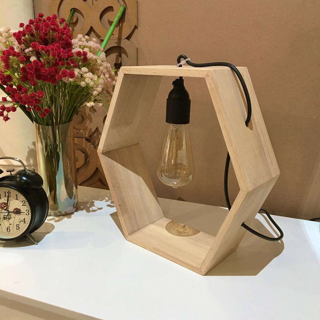 Hexagon Design Table Lamp /Hanging Lamp By Miza - Ouch Cart