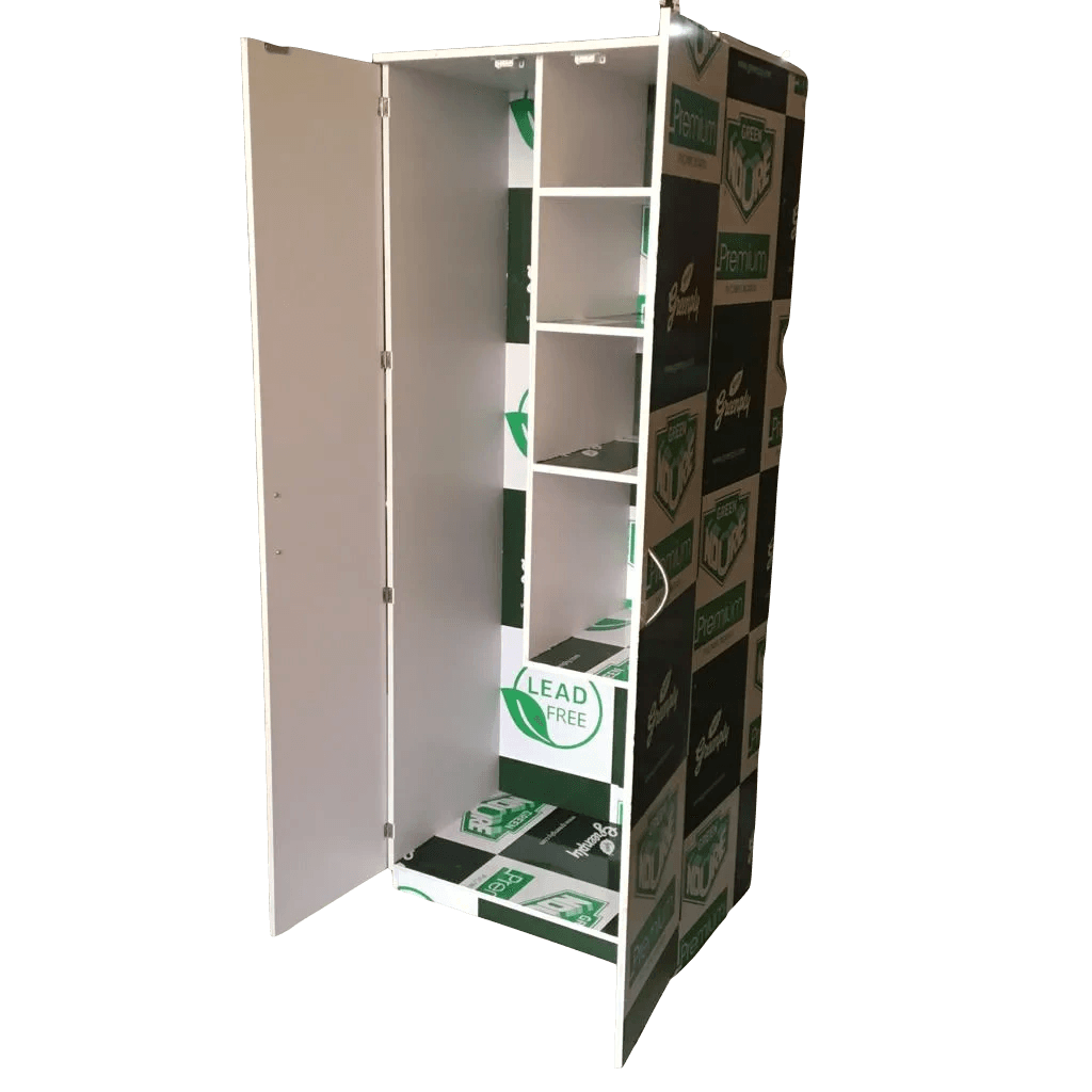 Bathroom PVC Floor Standing Laundry Cabinet and Pantry Storage By Miza - Ouch Cart