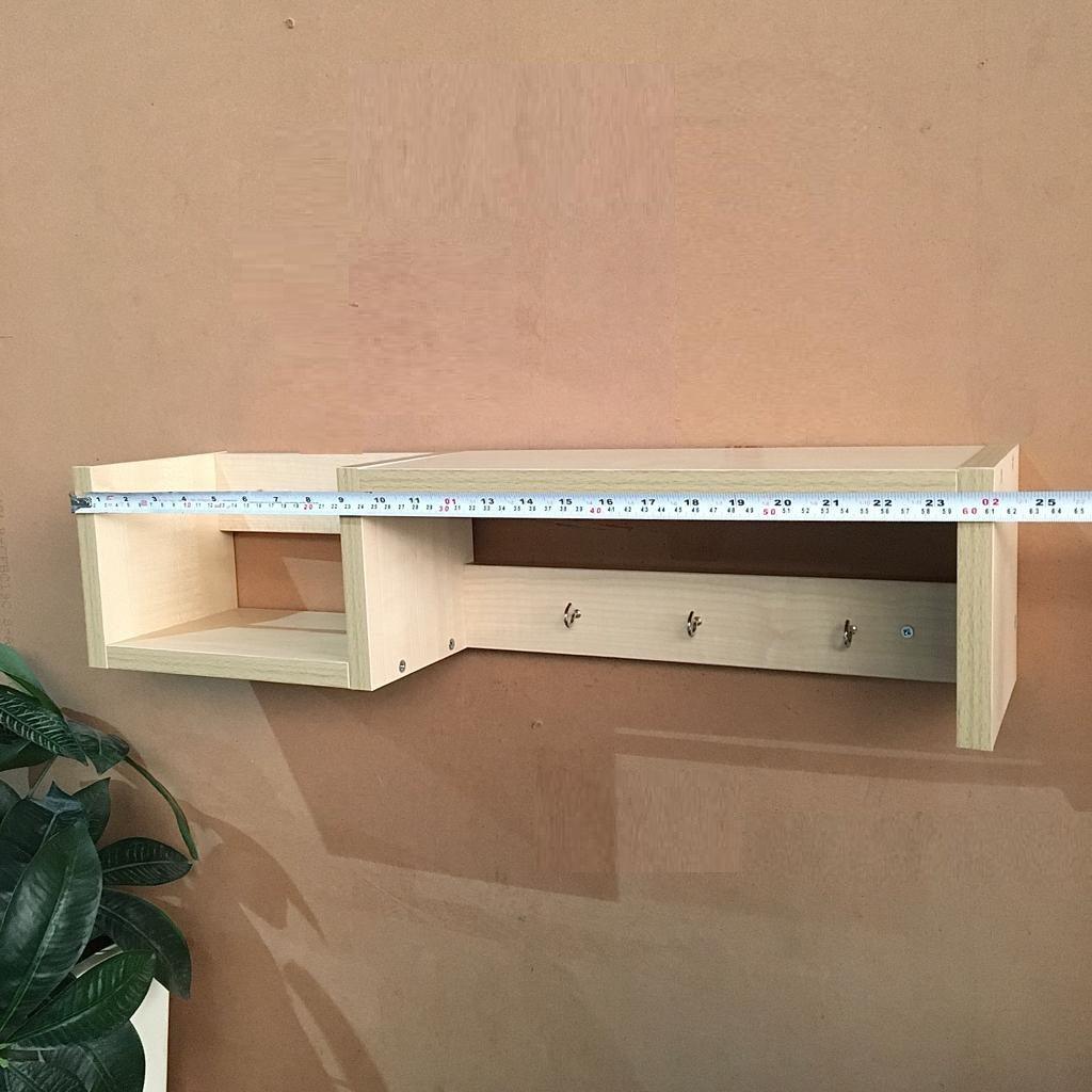 MDF Wall Mounted Key Hooks Shelf By Miza - Ouch Cart