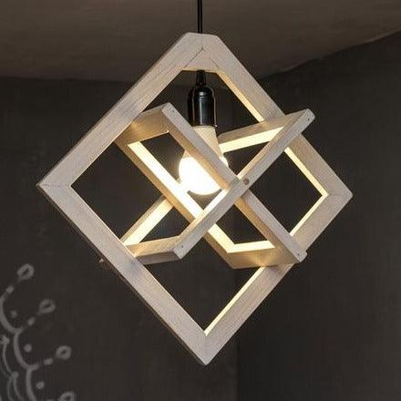 Wooden Hanging Pendant Lighting Lamp/Ceiling Hanging Lamp ( With Complementary Coaster ) By Miza - Ouch Cart