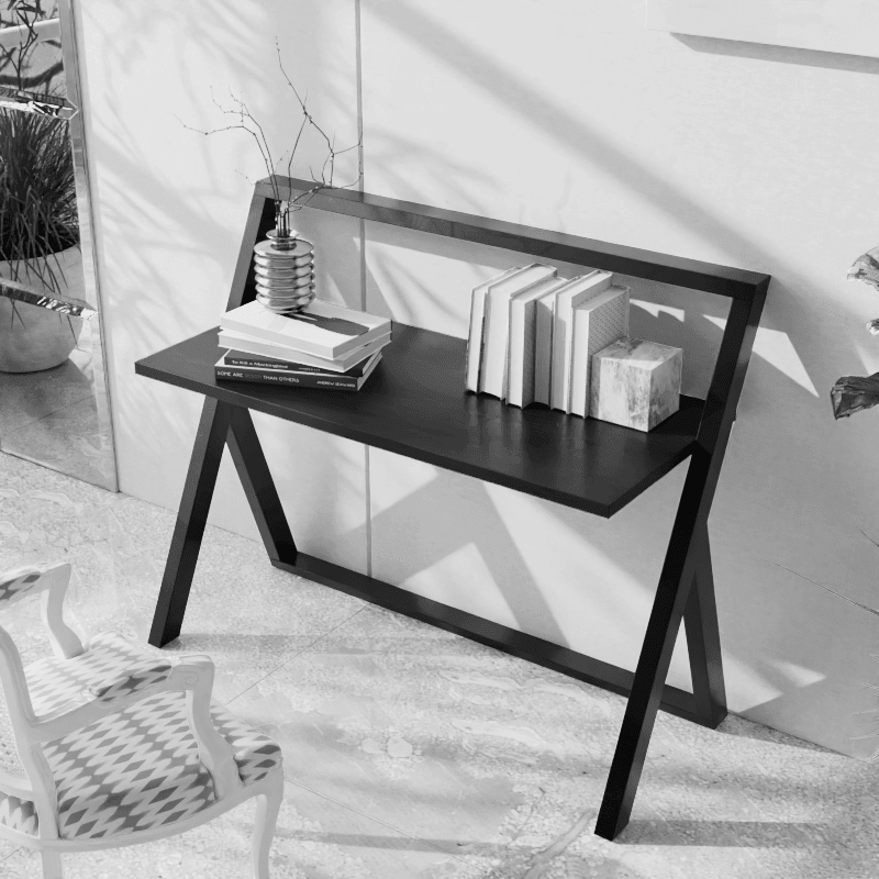 Aster Study Table in Brown Color - Ouch Cart