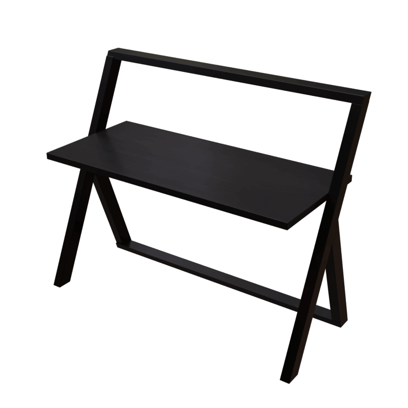 Aster Study Table in Brown Color - Ouch Cart