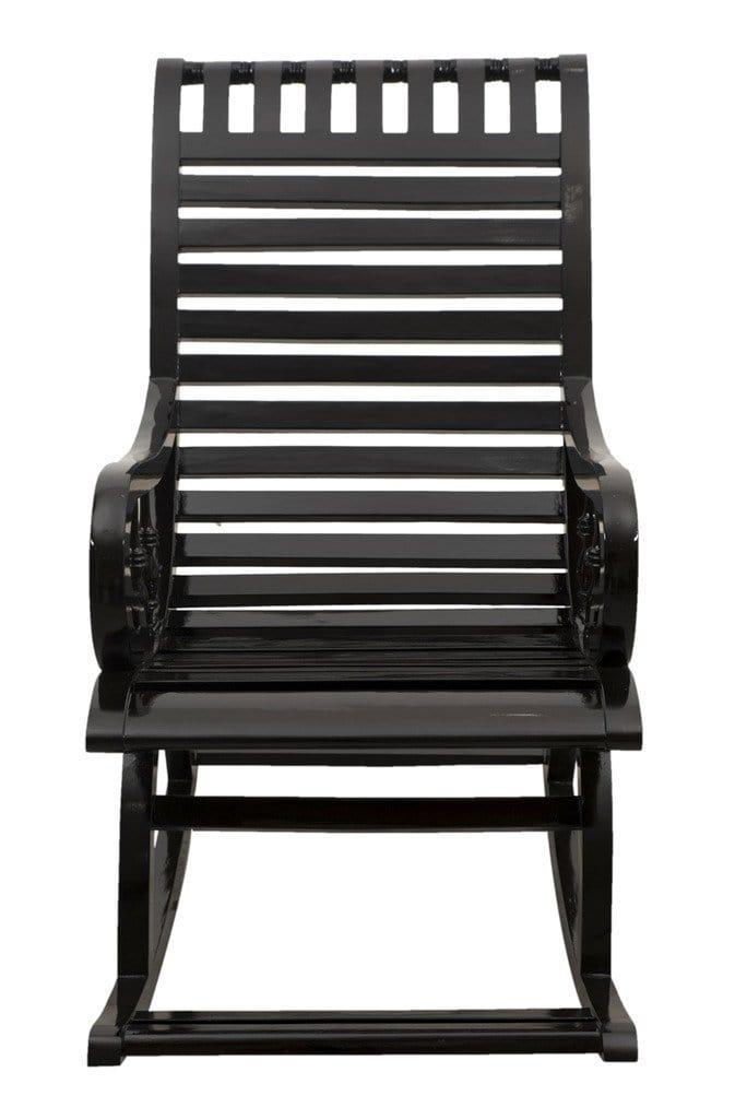 Wooden Rocking Chair Grandpa Rocking Chair Chair Resting Chair Easy Chair Rocking Chair for Relaxing - Ouch Cart