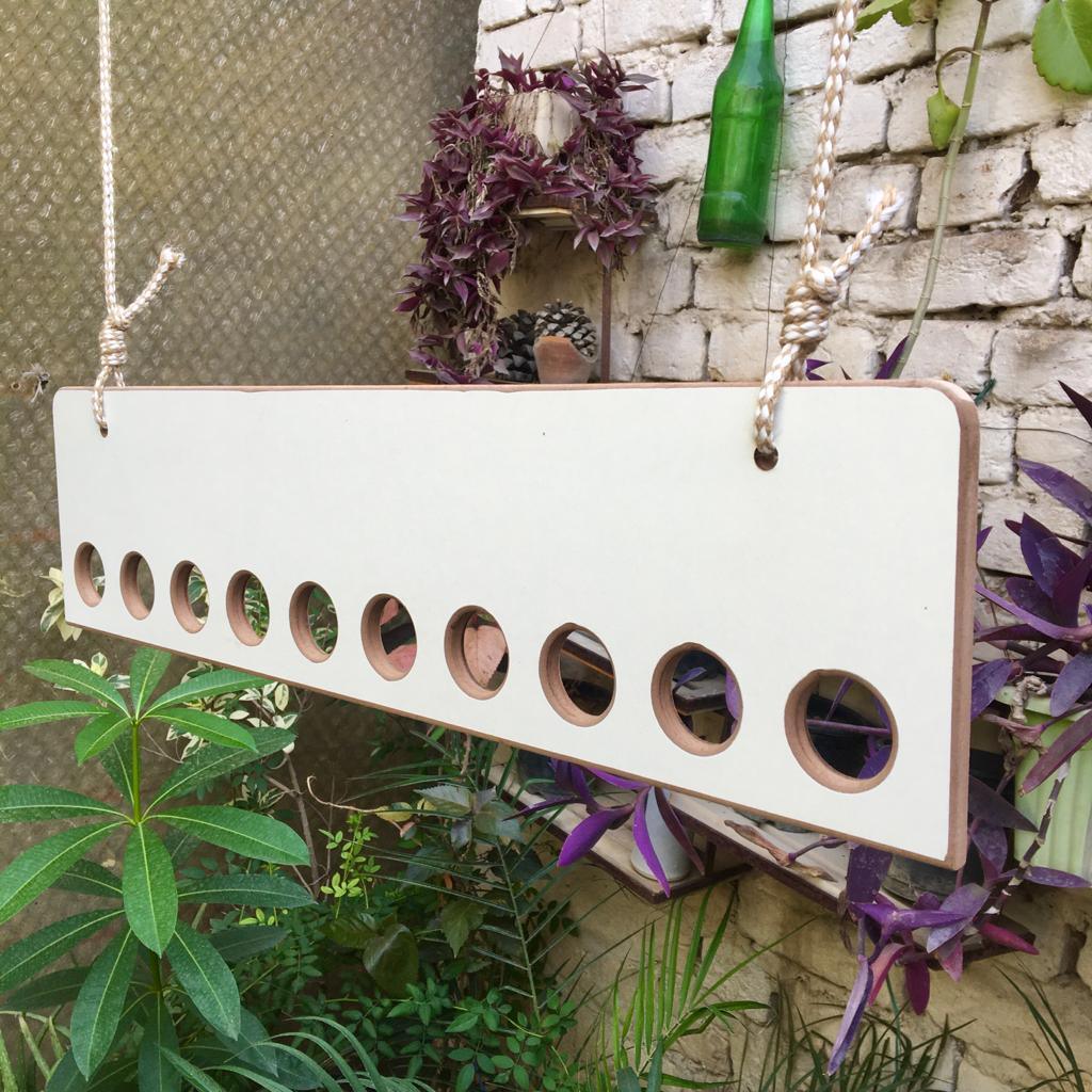 Ceiling Rope Hanging Wooden Clothes Hanger Rack By Miza - Ouch Cart