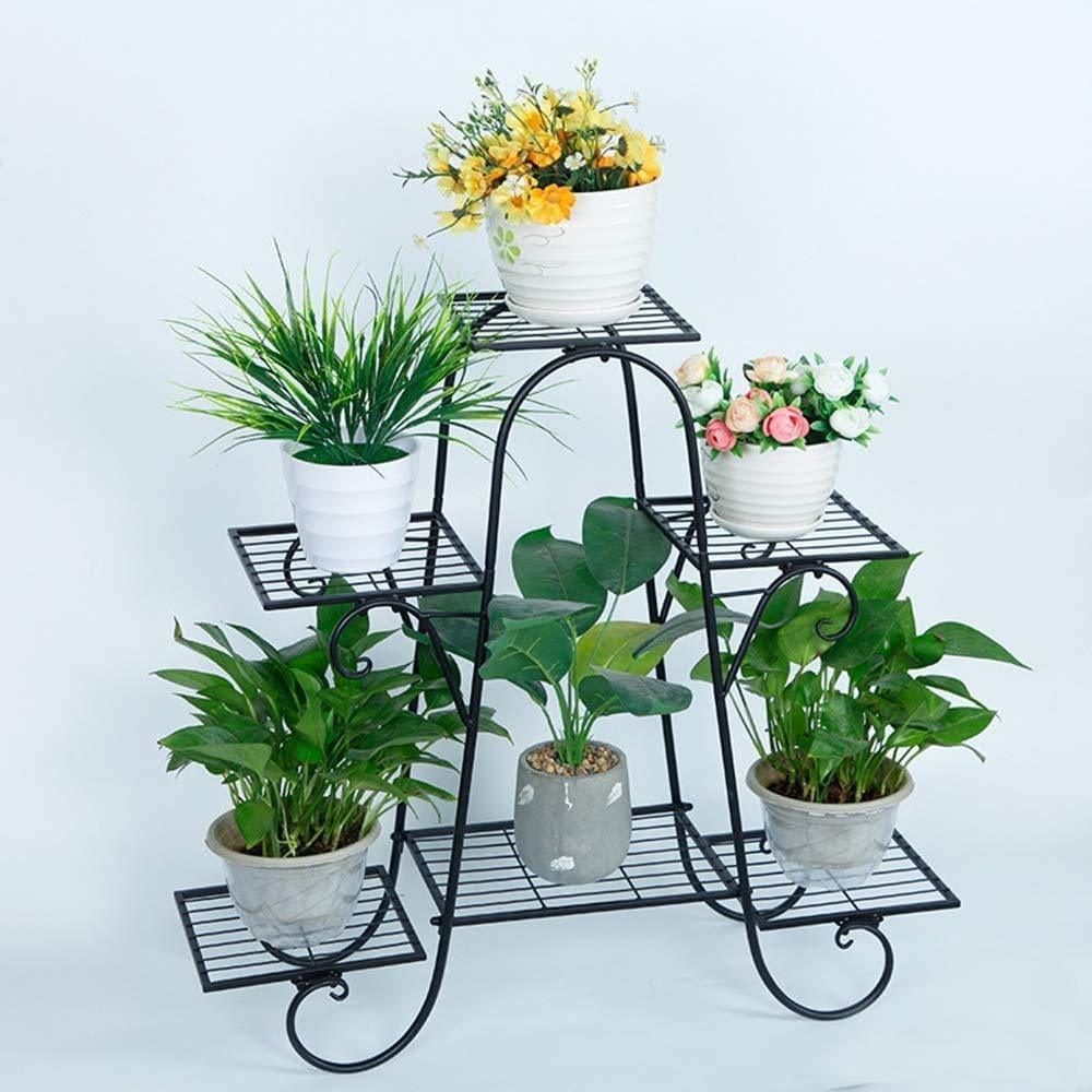 6 Tier Plant Stands for Indoors and Outdoors, Flower Pot Holder - Ouch Cart