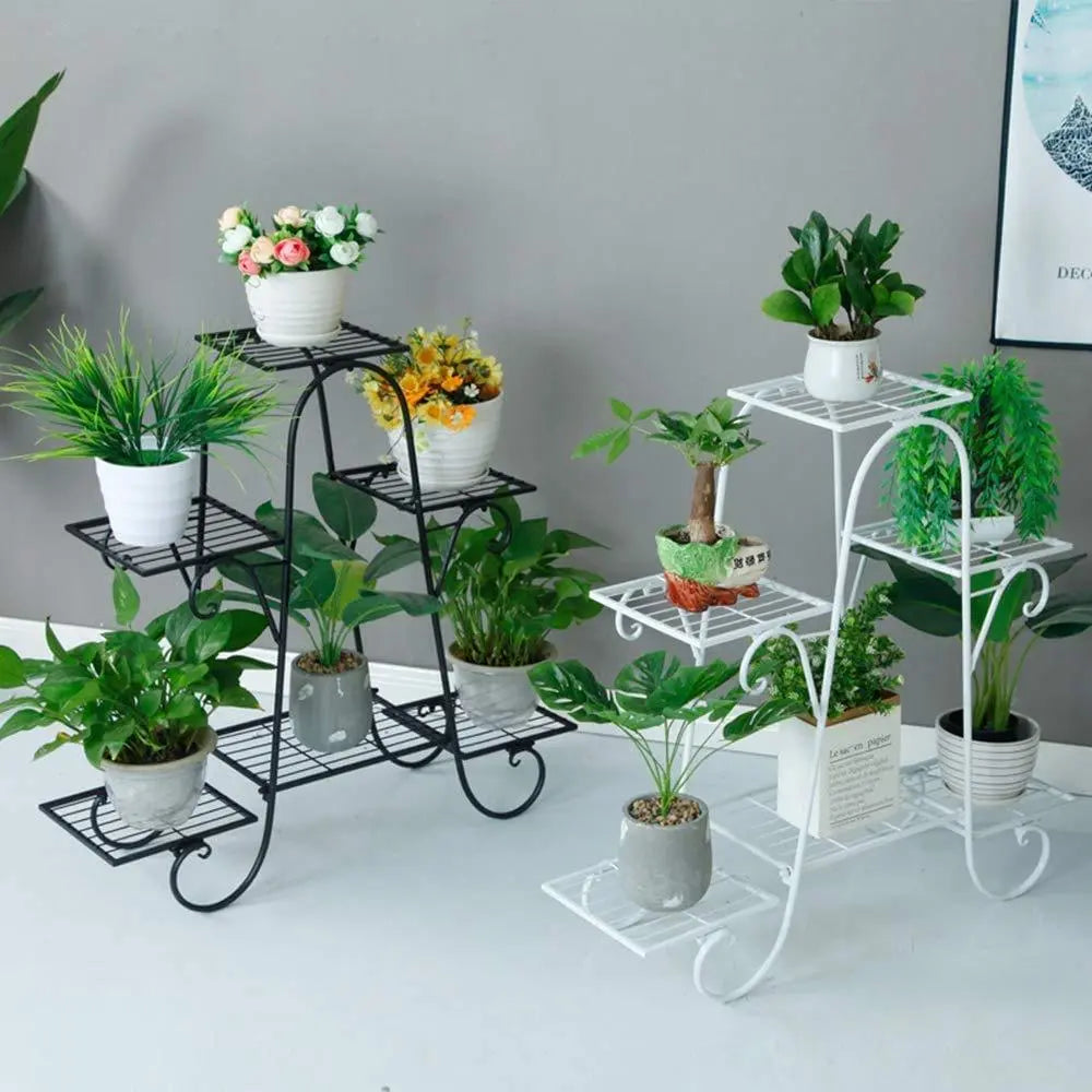 6 Tier Plant Stands for Indoors and Outdoors, Flower Pot Holder - Ouch Cart