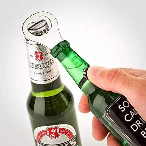 2 in 1 Whisky Shaped Bottle with Opener and Fridge Magnet - Ouch Cart