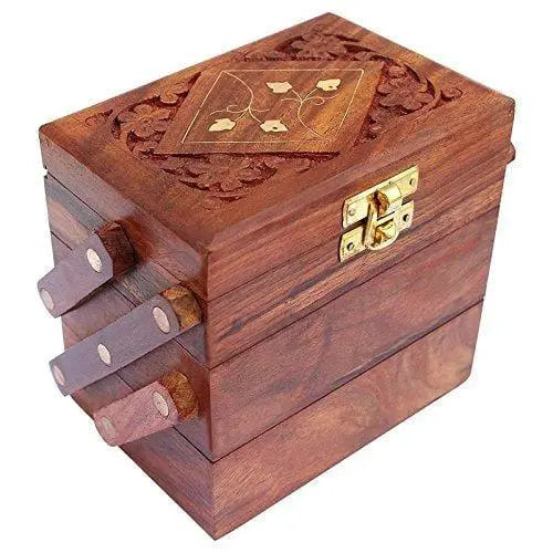 Wooden Jewellery Box - Ouch Cart