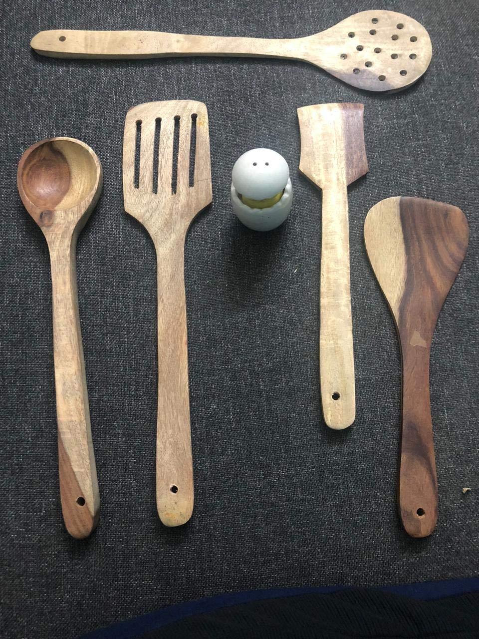 Mango Wood Cooking Spoon - Ouch Cart