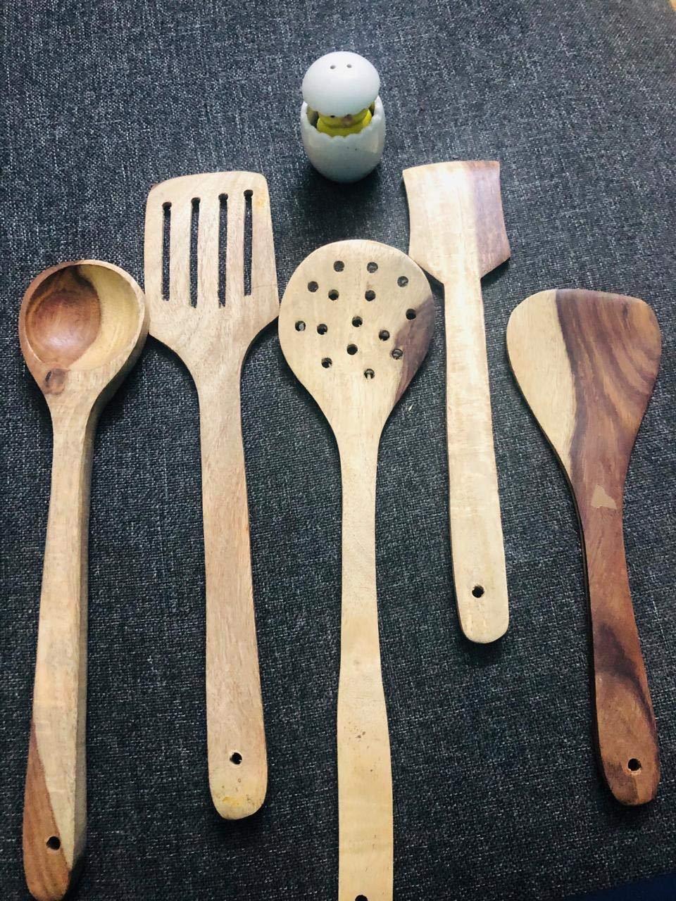 Mango Wood Cooking Spoon - Ouch Cart