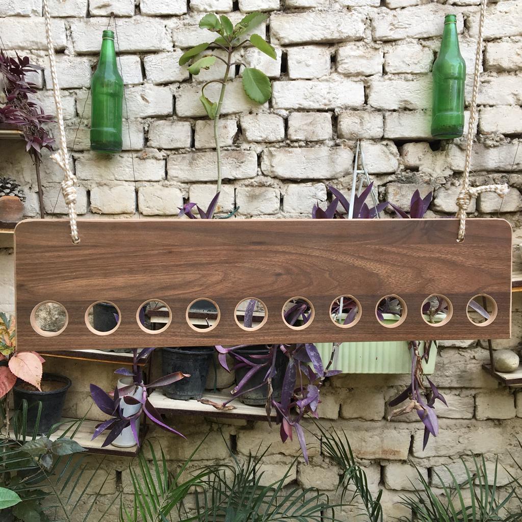 Ceiling Rope Hanging Wooden Clothes Hanger Rack By Miza - Ouch Cart