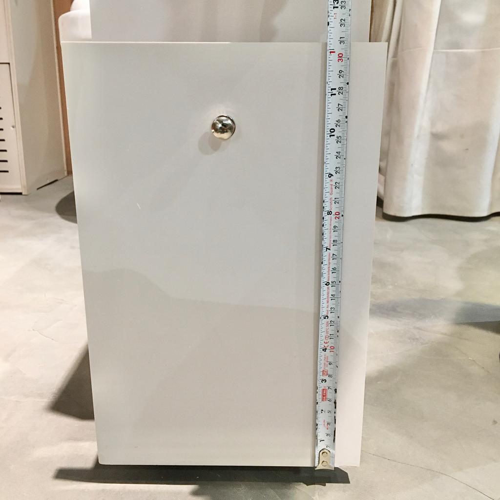 Waterproof PVC Bathroom WC Side Storage Cabinet Racks With Drawer By With Free Soap Dish Miza - Ouch Cart