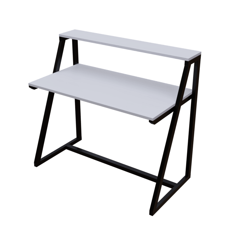Cambria Study Table in White Color - Ouch Cart