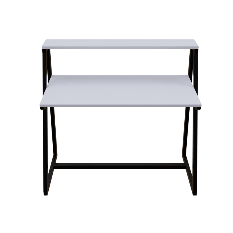 Cambria Study Table in White Color - Ouch Cart