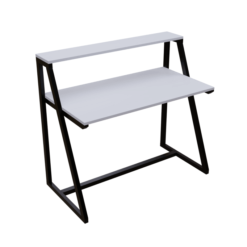 Cambria Study Table in White Color - Ouch Cart